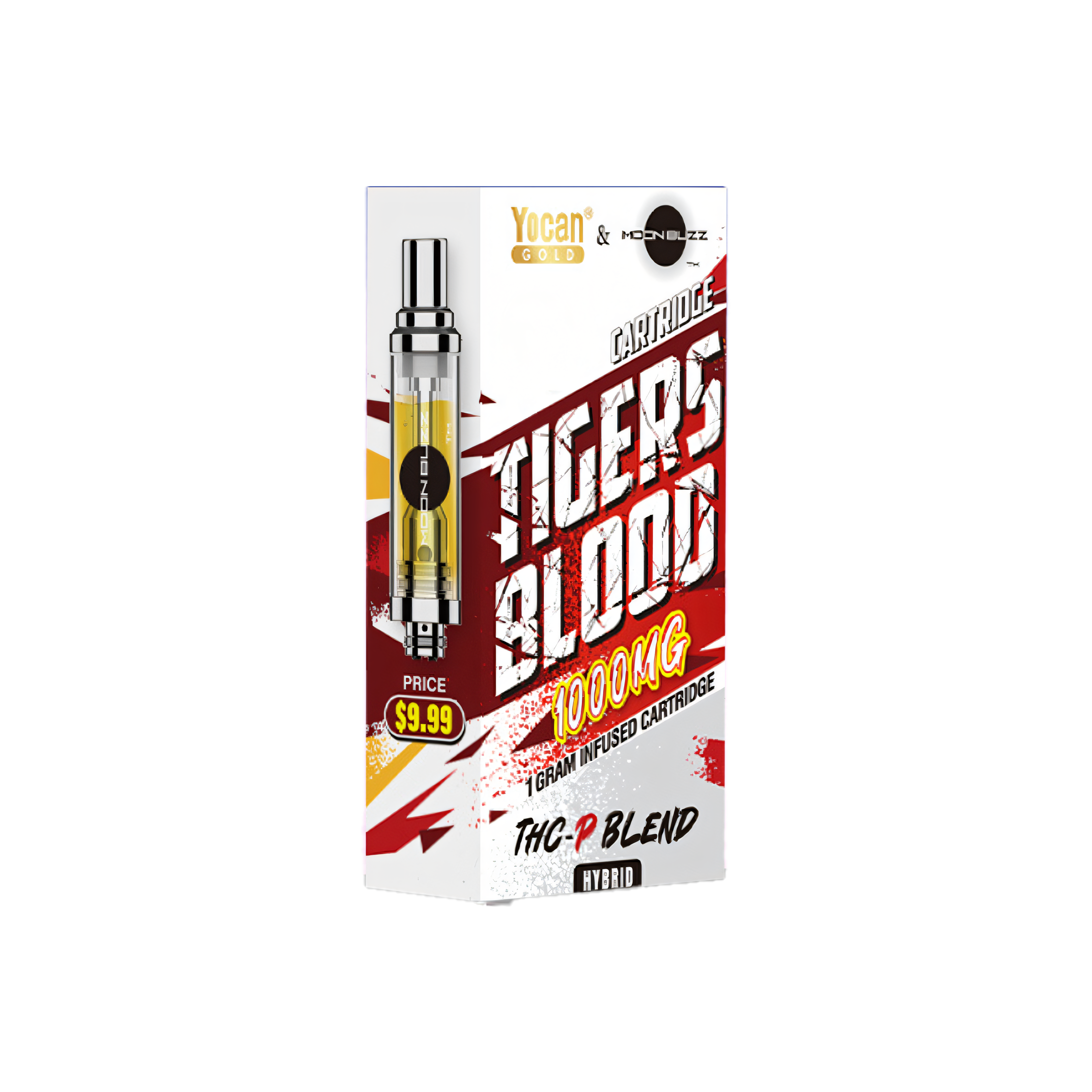 Yocan Gold 510 Cartridges By Moonbuzz - 1 Gram Forbidden Crack