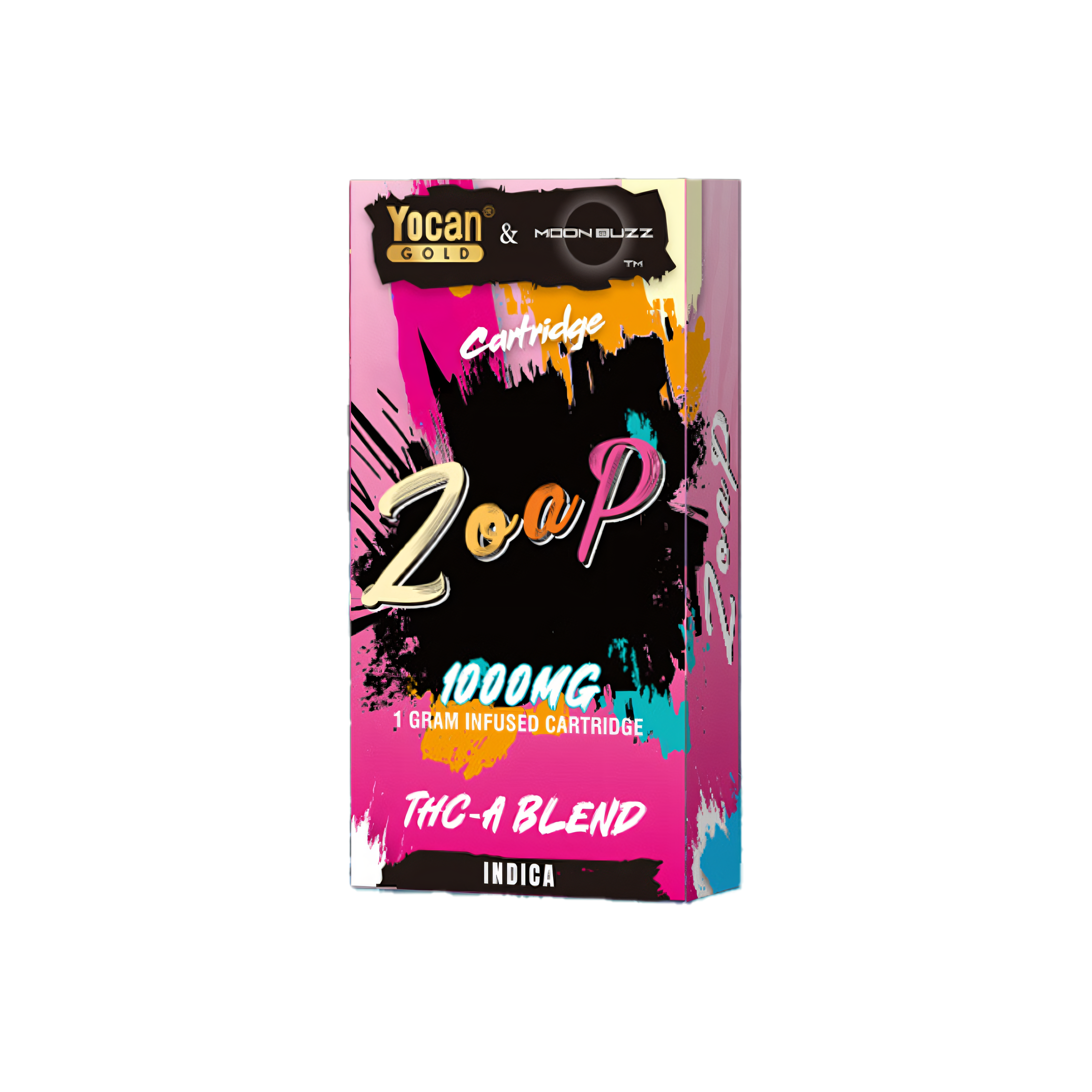 Yocan Gold 510 Cartridges By Moonbuzz - 1 Gram Zoap Indica