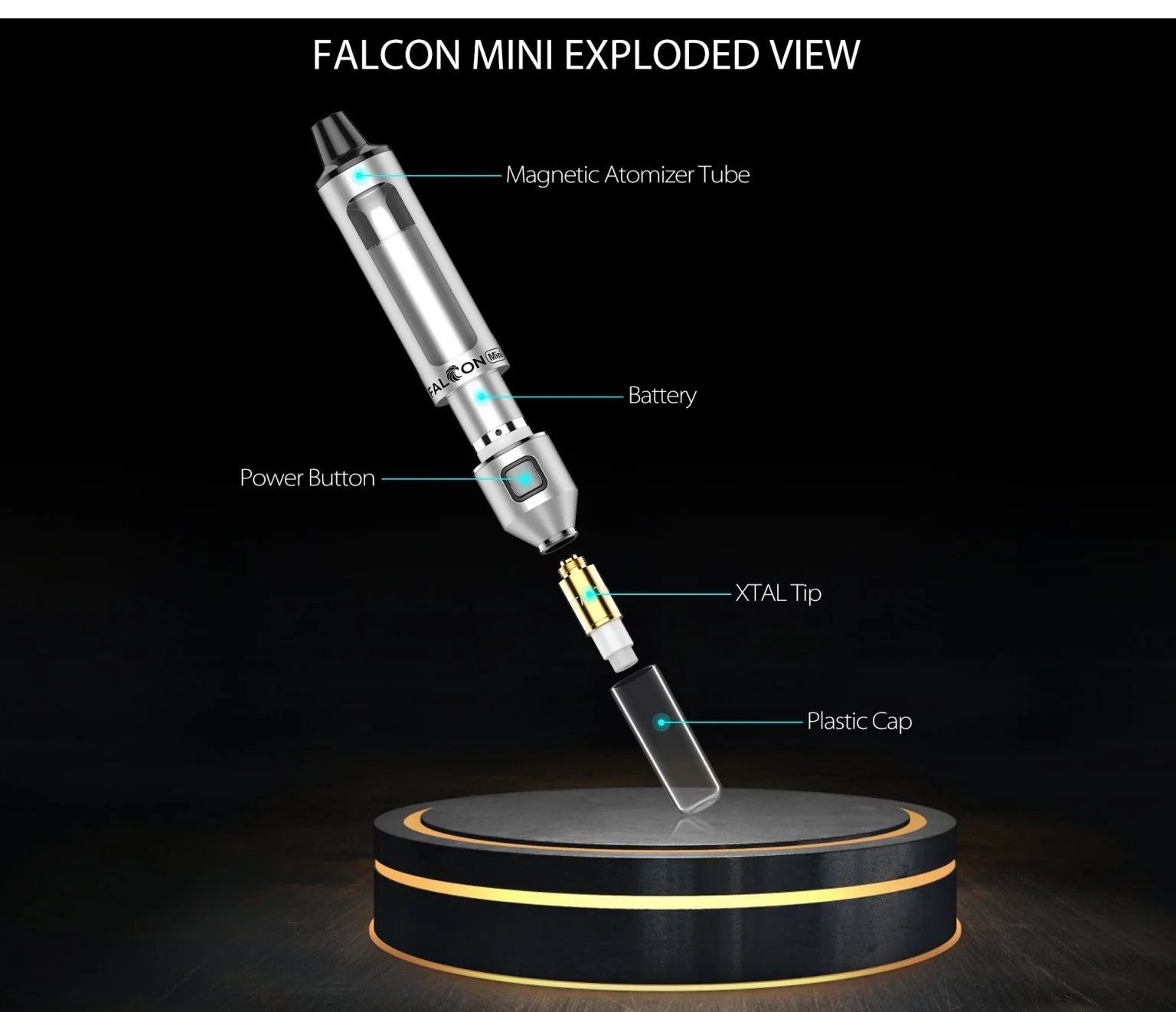 Yocan Falcon Mini - Electric Nectar Collector Blue