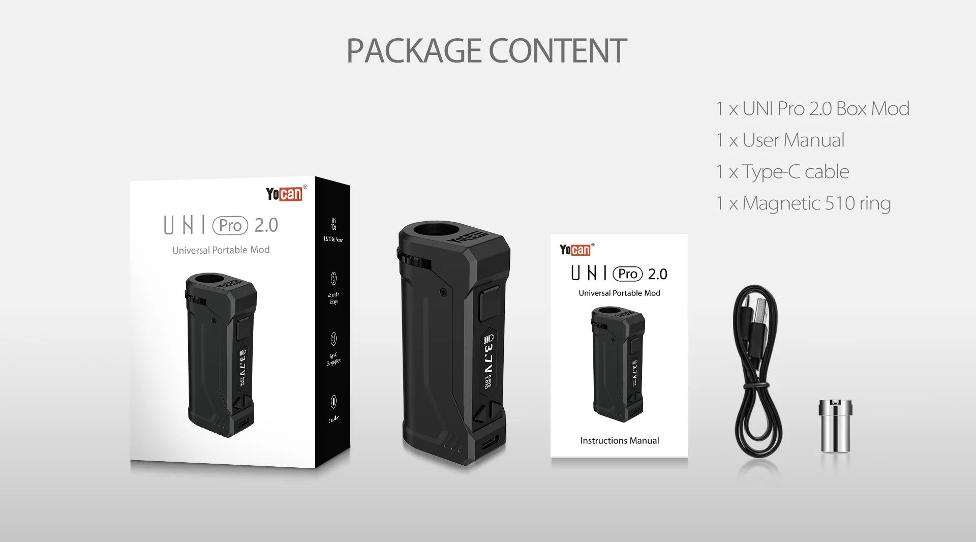 Yocan UNI Pro 2.0 Universal Box Mod Rainbow