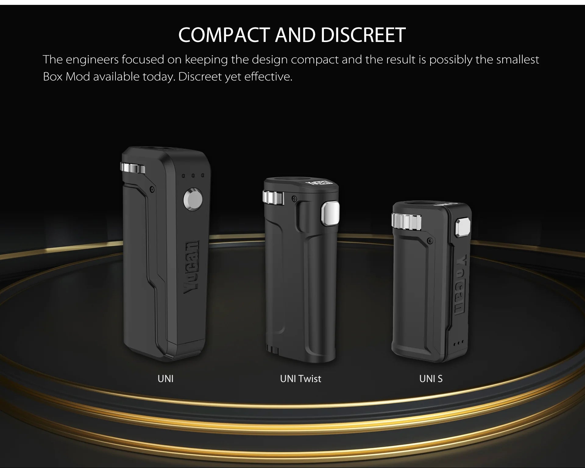 Yocan Uni Twist - Universal Portable Box Mod Green