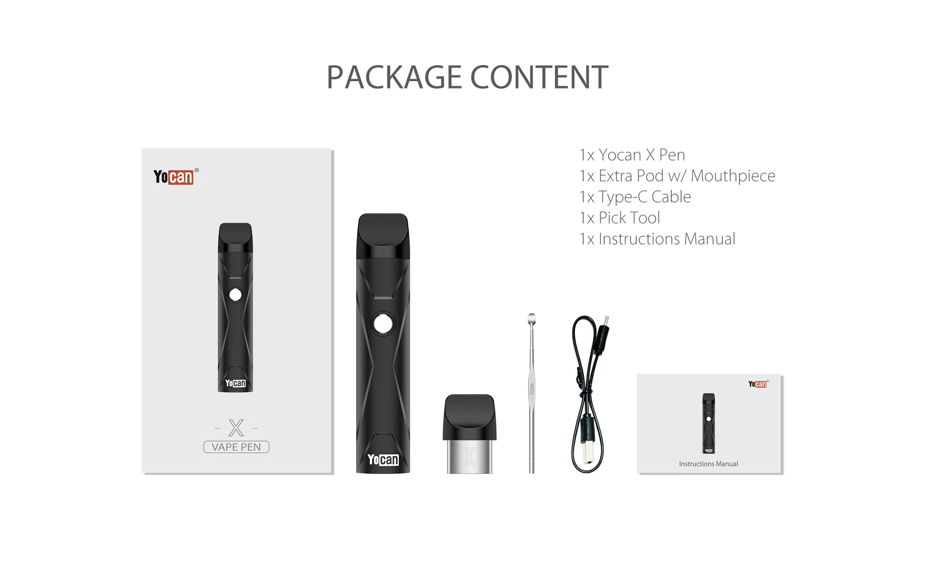 Yocan X Concentrate Pod Vaporizer green