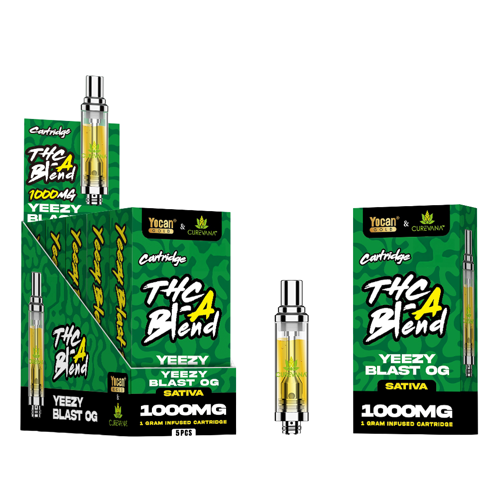 Yocan Gold 510 Cartridges By Curevana - 1 Gram Yeezy Blast OG