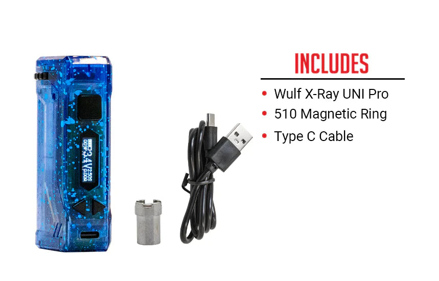 Yocan Uni Pro X-Ray Series by Wulf Mod Crimson