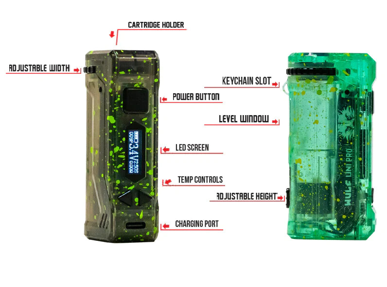 Yocan Uni Pro X-Ray Series by Wulf Mod Crimson