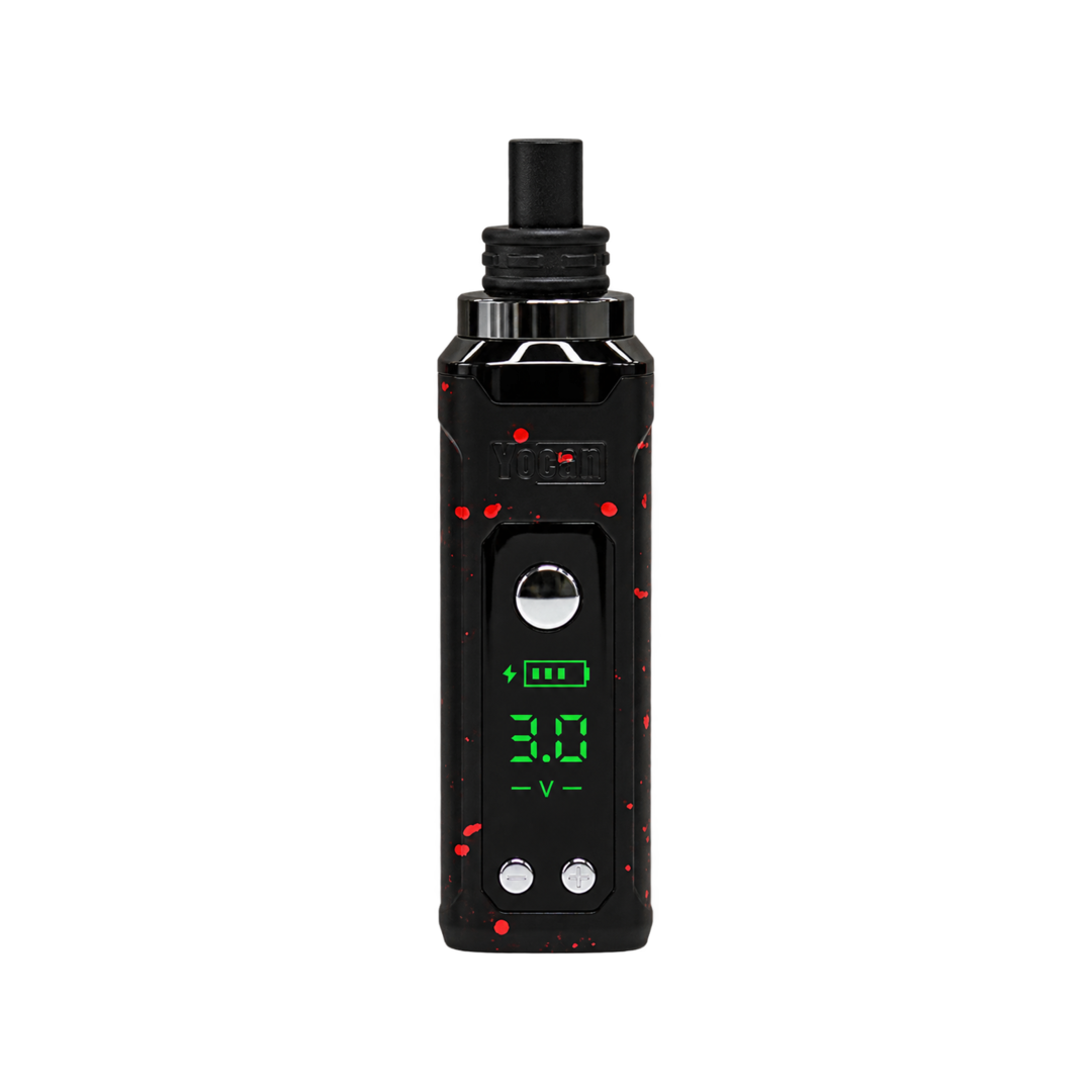 Yocan Nestor Concentrate Vaporizer Black Red Splatter