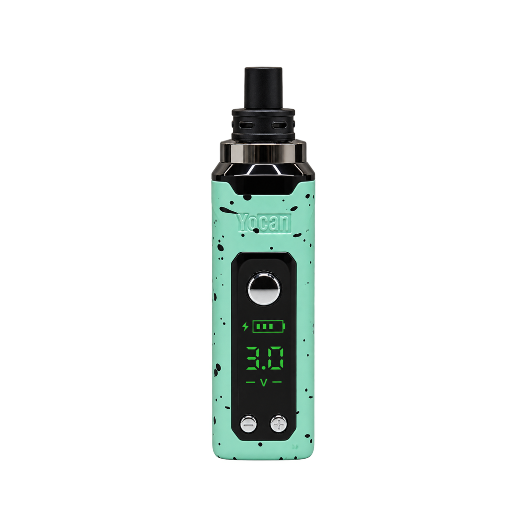 Yocan Nestor Concentrate Vaporizer Teal Black Splatter