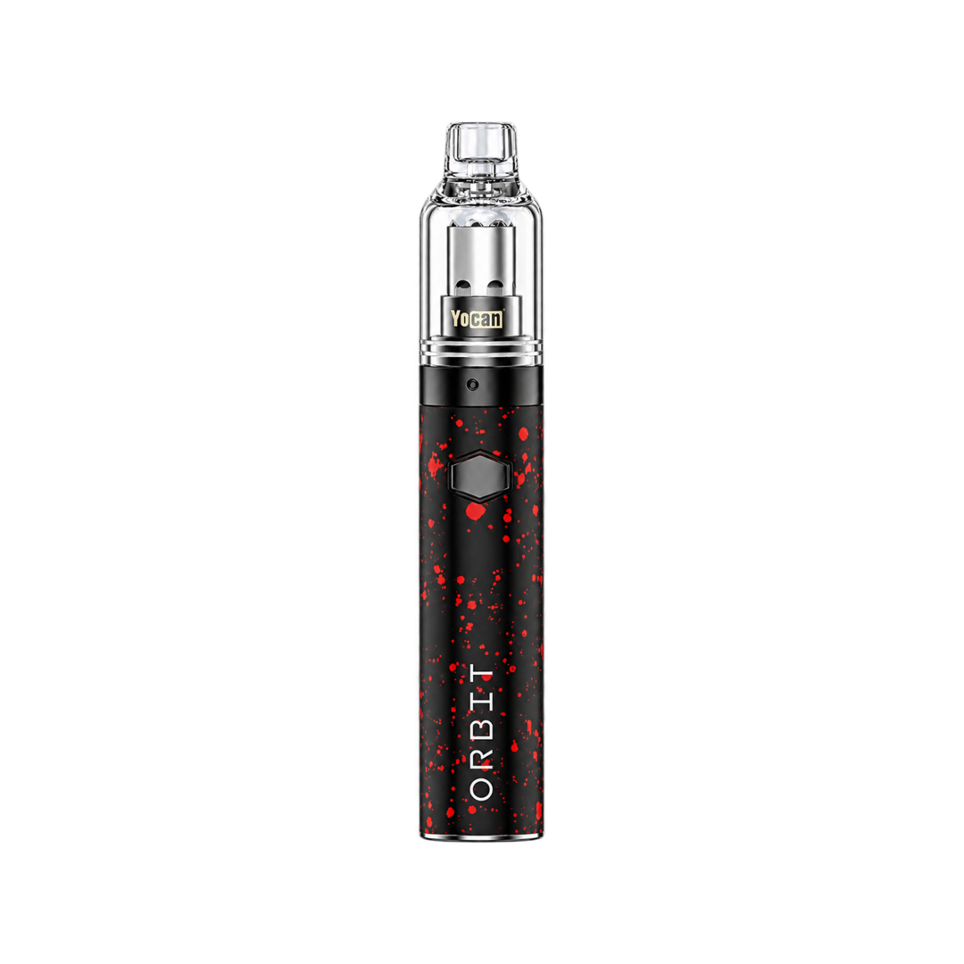 Yocan Orbit Concentrate Vaporizer Black Red Splatter