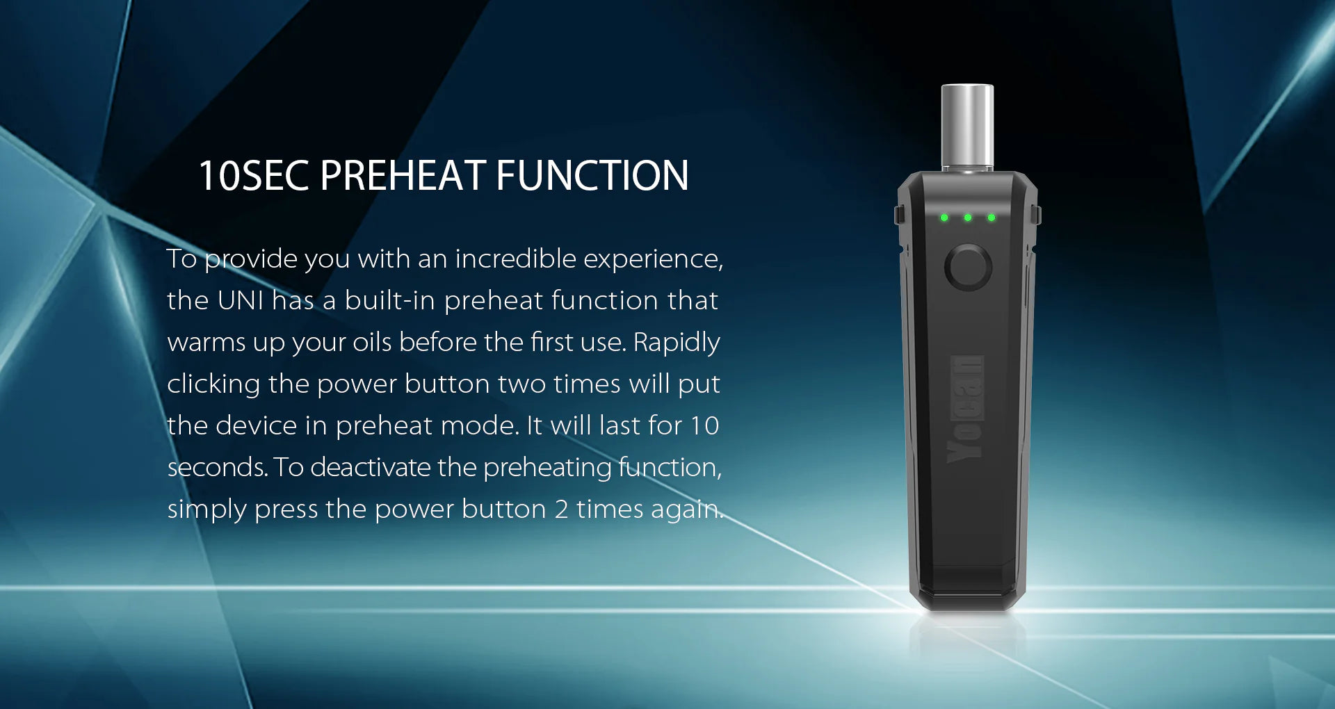Yocan UNI (Universal Portable Box Mod) Blue Purple Gradient