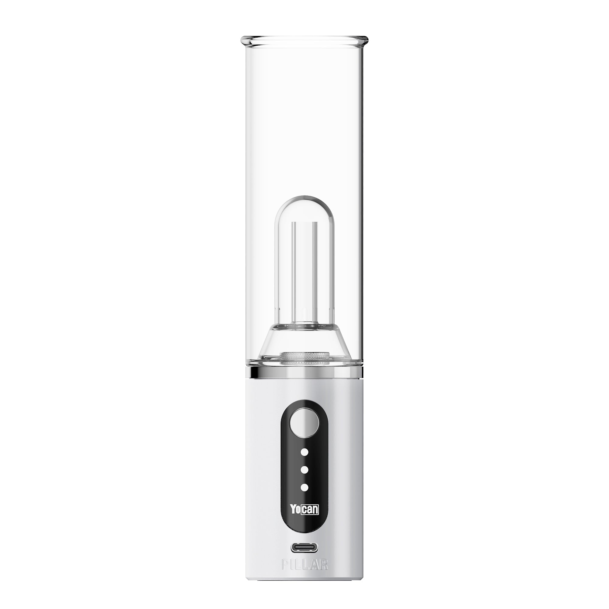 Yocan Pillar - Smart E-Rig Concentrate Vaporizer Pearl White
