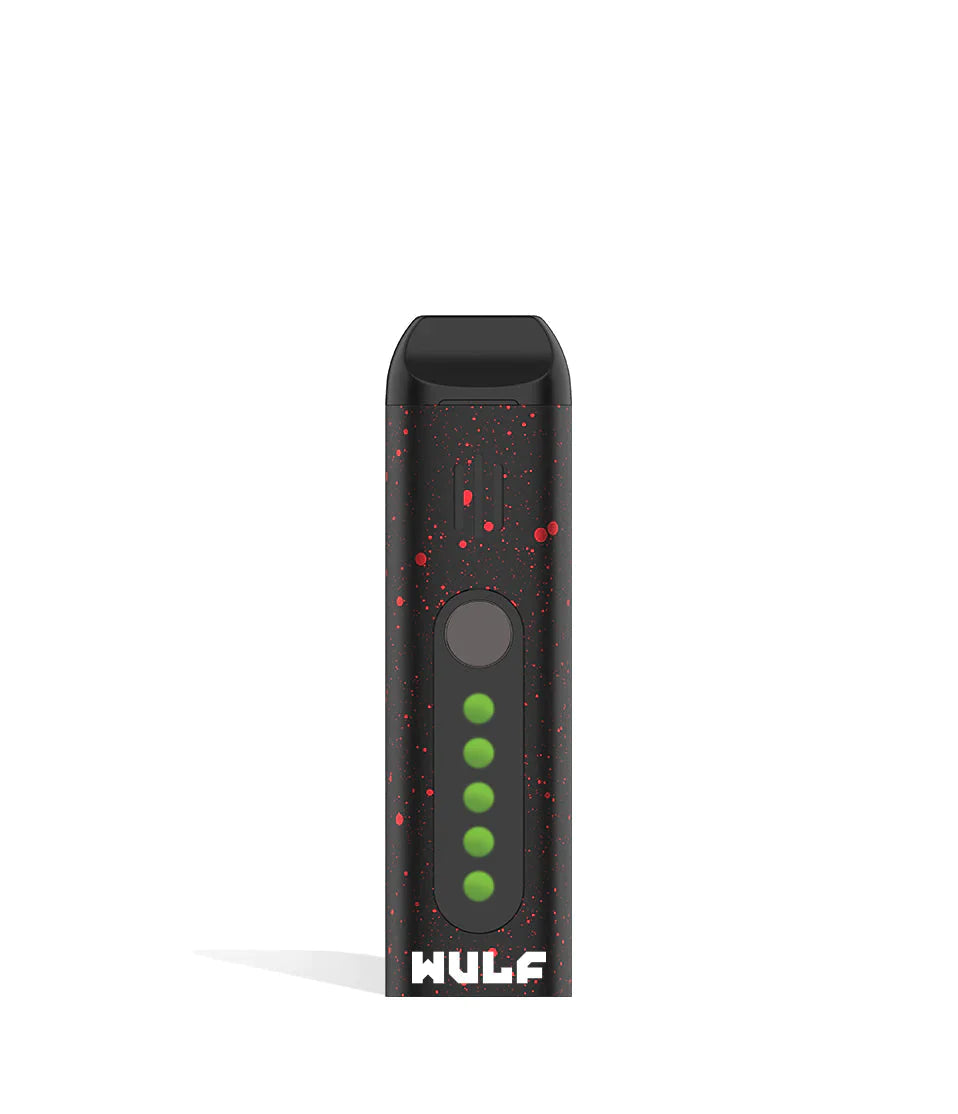 Yocan Flora Dry Herb Vaporizer by Wulf Mod Wulf Black Red Splatter