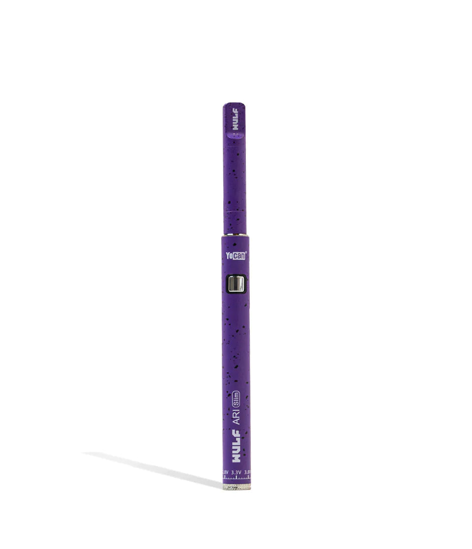 Yocan Ari Slim Concentrate Kit by Wulf Mod Wulf Purple Black Splatter