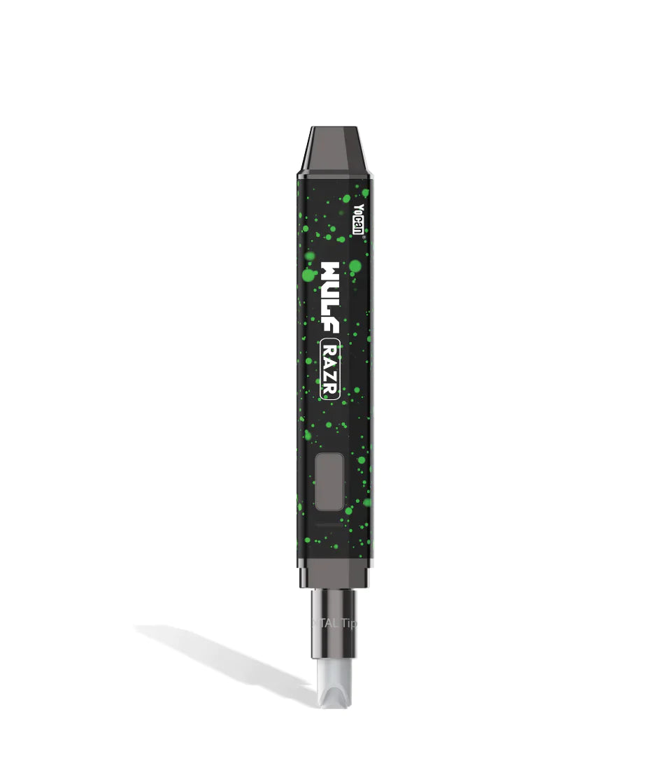 Yocan Razr Nectar Collector and Hot Knife by Wulf Mods Wulf Black Green Splatter