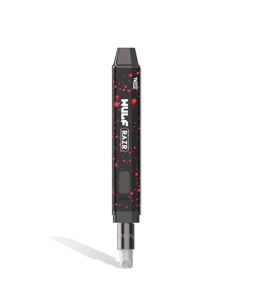 Yocan Razr Nectar Collector and Hot Knife by Wulf Mods Wulf Black Red Splatter