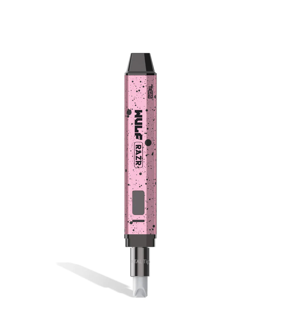 Yocan Razr Nectar Collector and Hot Knife by Wulf Mods Wulf Pink Black Splatter
