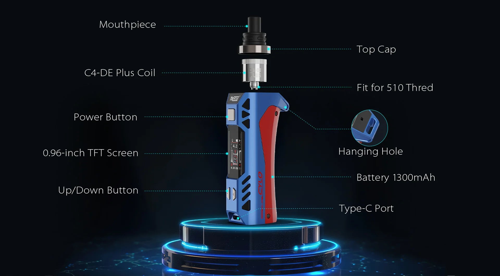 Yocan Cylo - Concentrate Vaporizer