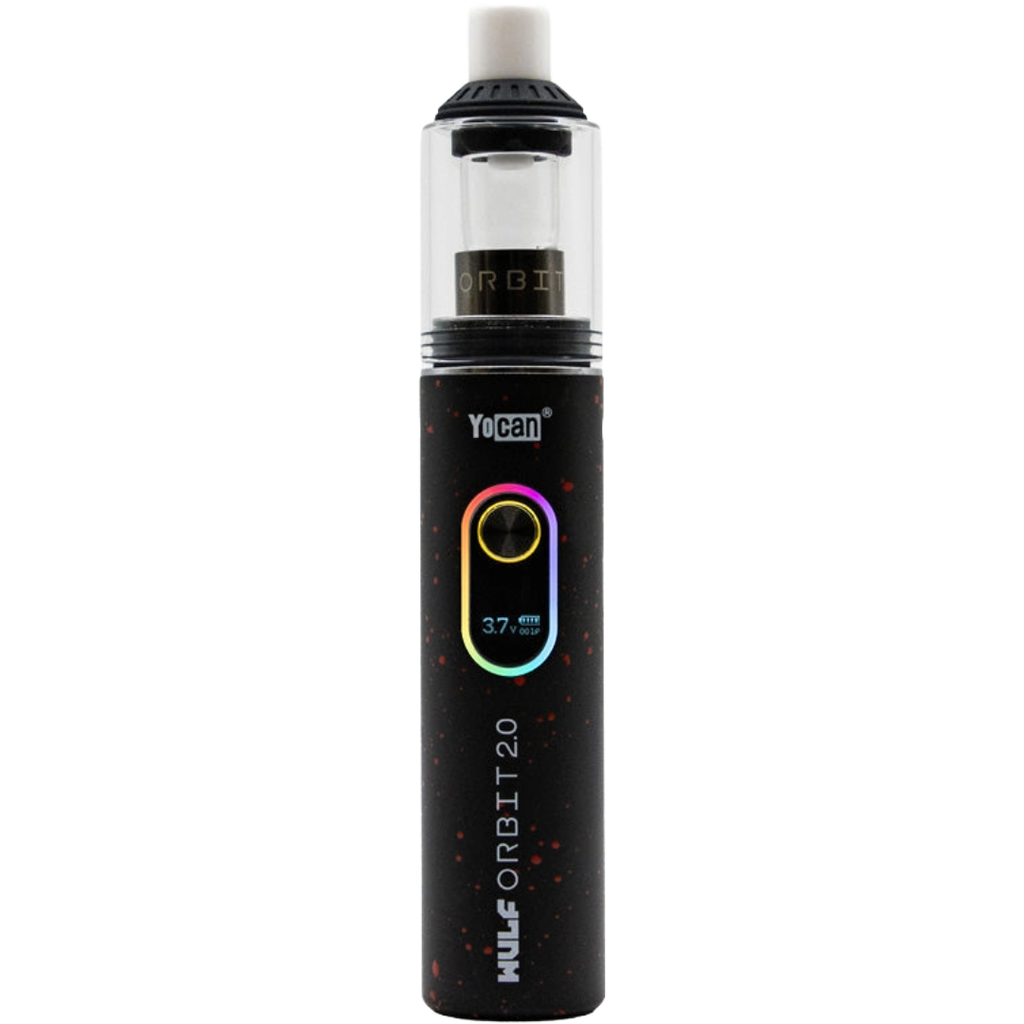 Yocan Orbit 2.0 Concentrate Vaporizer Black Red Spatter