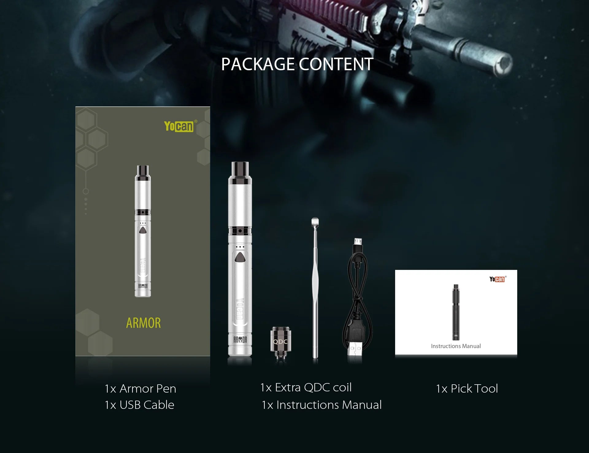 Yocan Armor Ultimate Concentrate Vaporizer
