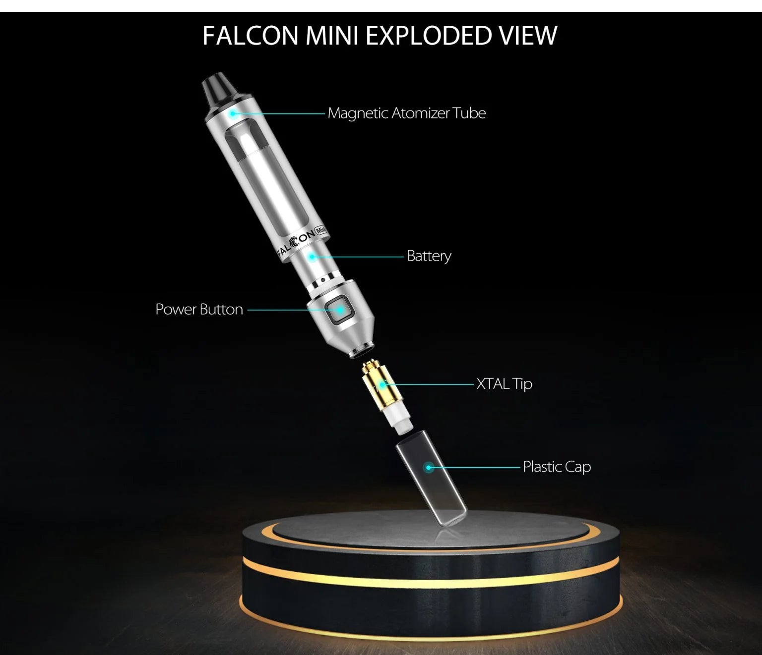 Yocan Falcon Mini Neon Glow - Concentrate Vaporizer