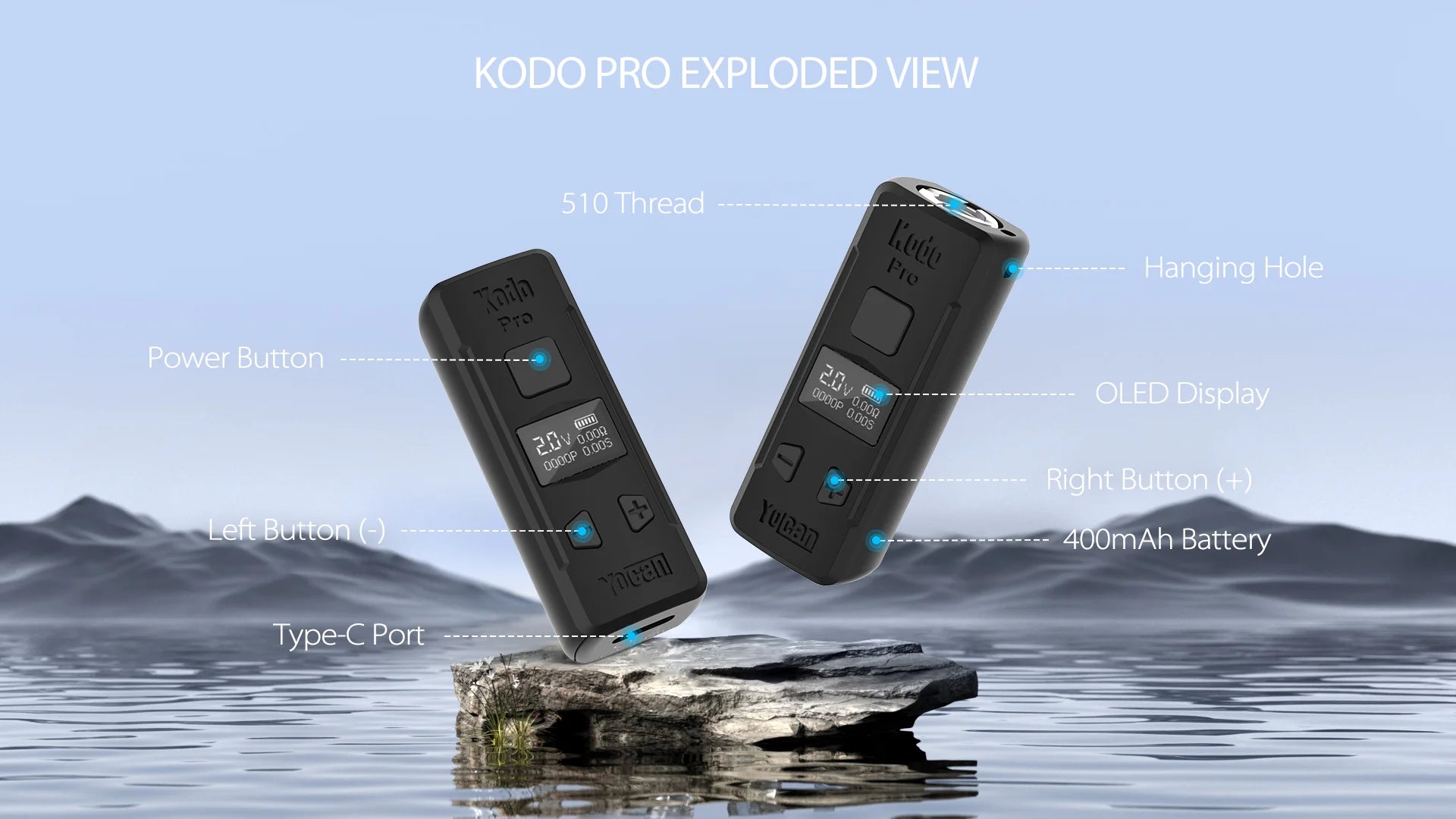 Yocan Kodo Pro - Cartridge Battery