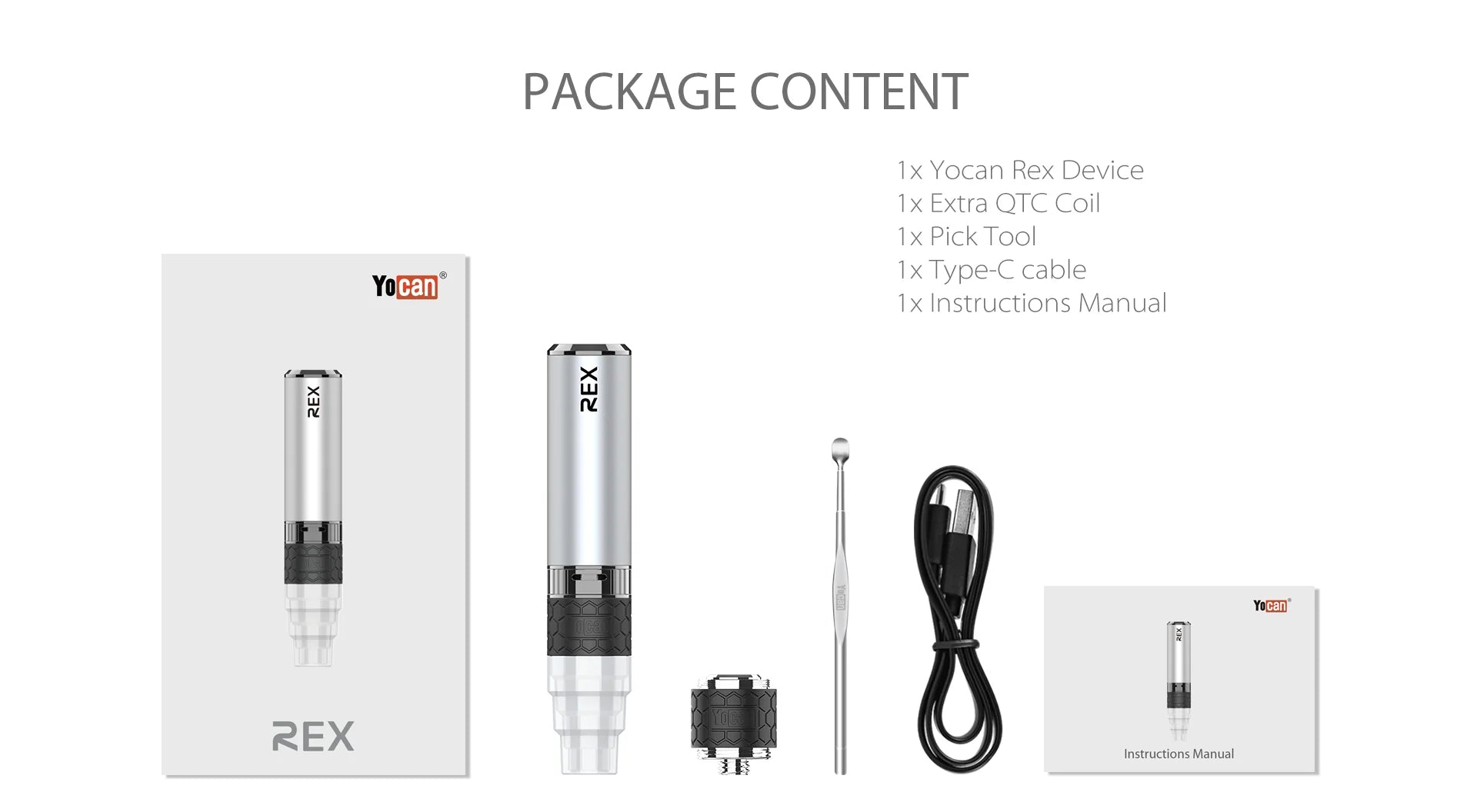 Yocan Rex - Portable E-Nail Vaporizer