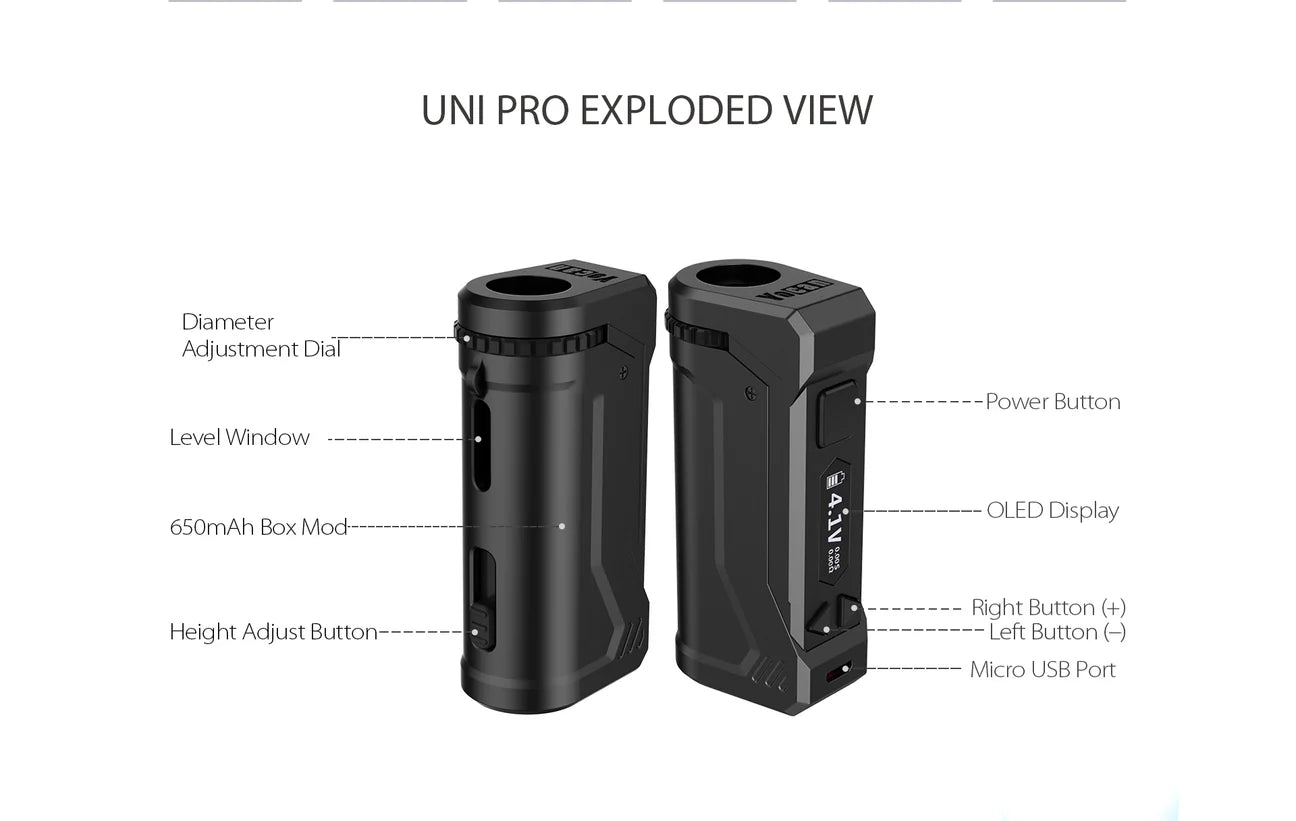 Yocan UNI Pro Universal Box Mod Silver