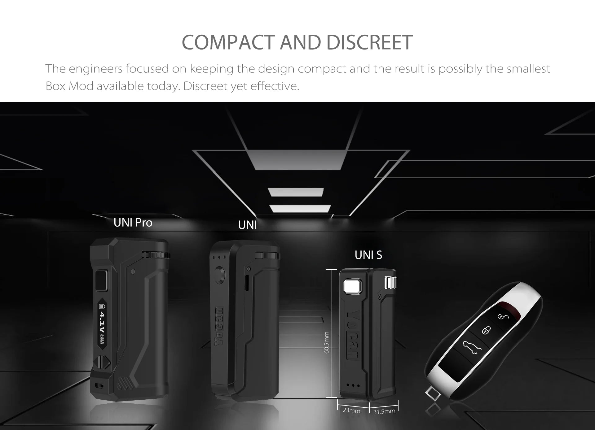 Yocan UNI S - Universal Portable Box Mod