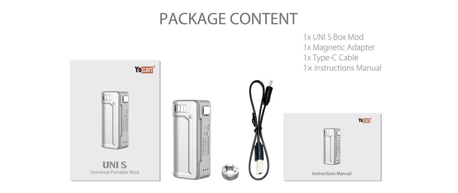 Yocan UNI S - Universal Portable Box Mod
