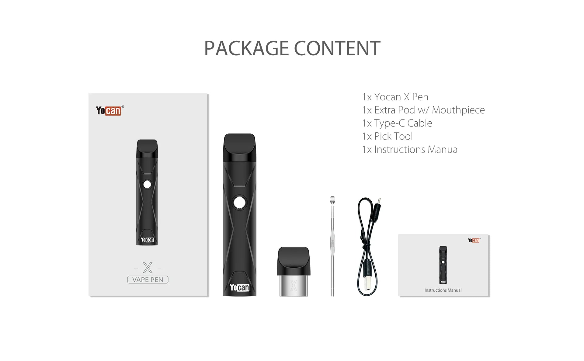 Yocan X Concentrate Pod Vaporizer