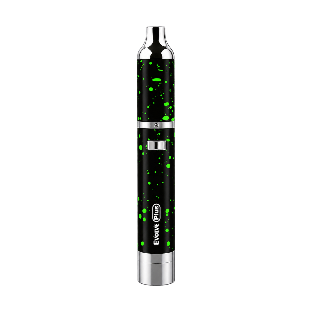 Yocan Evolve Plus Wax Pen Vaporizer Black Green Splatter