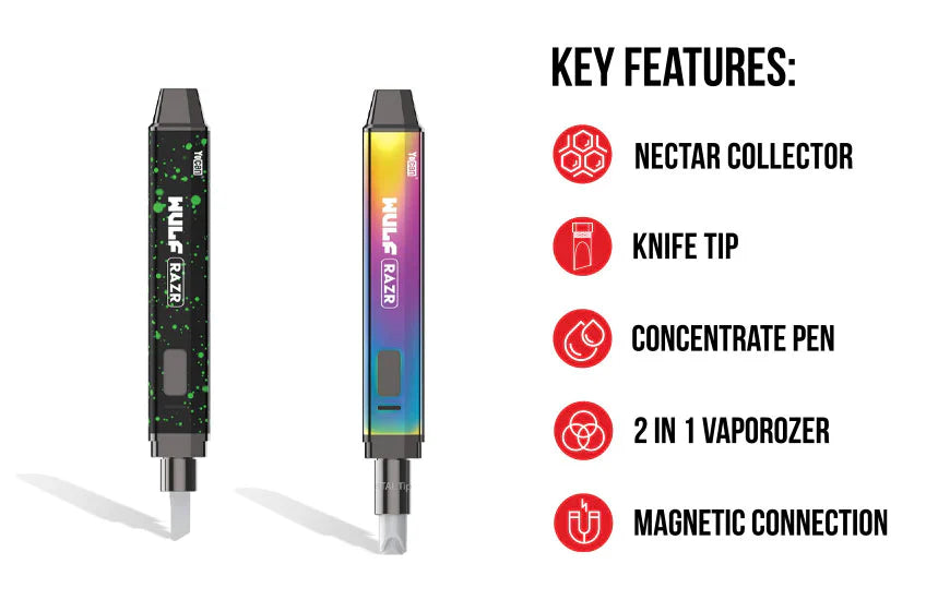 Yocan Razr Nectar Collector and Hot Knife by Wulf Mods