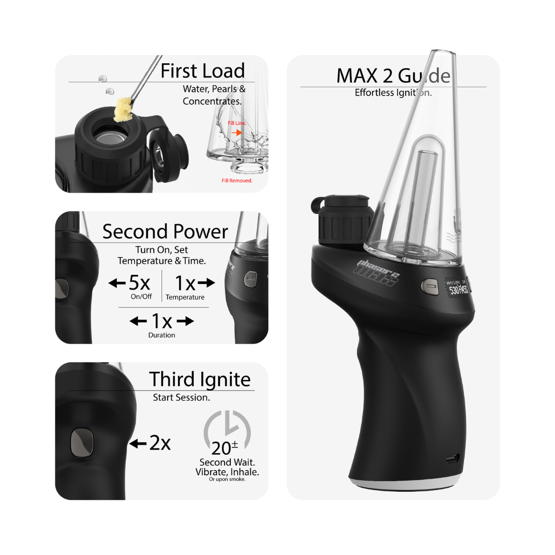 Yocan Black Series - Phaser Max 2 Smart Rig