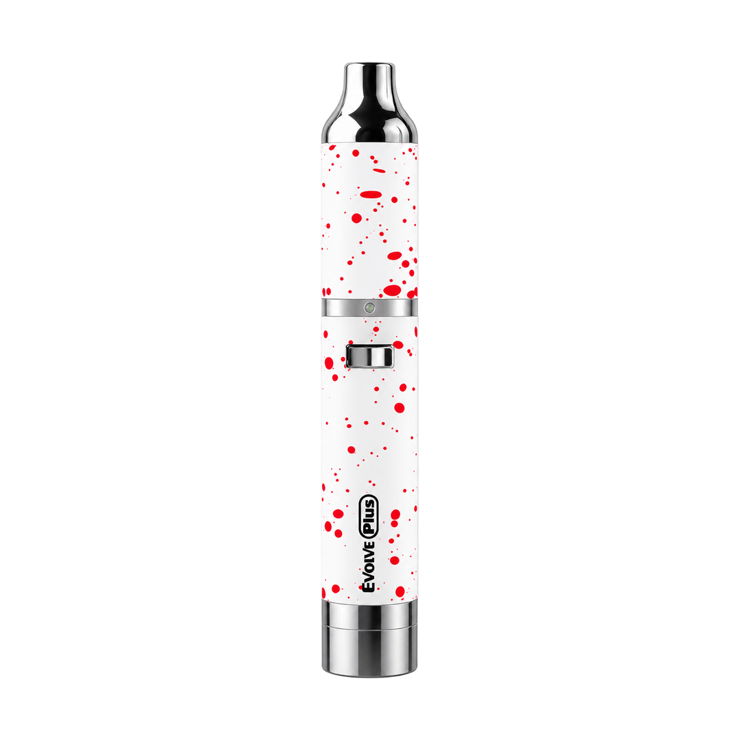 Yocan Evolve Plus Wax Pen Vaporizer White Red Splatter
