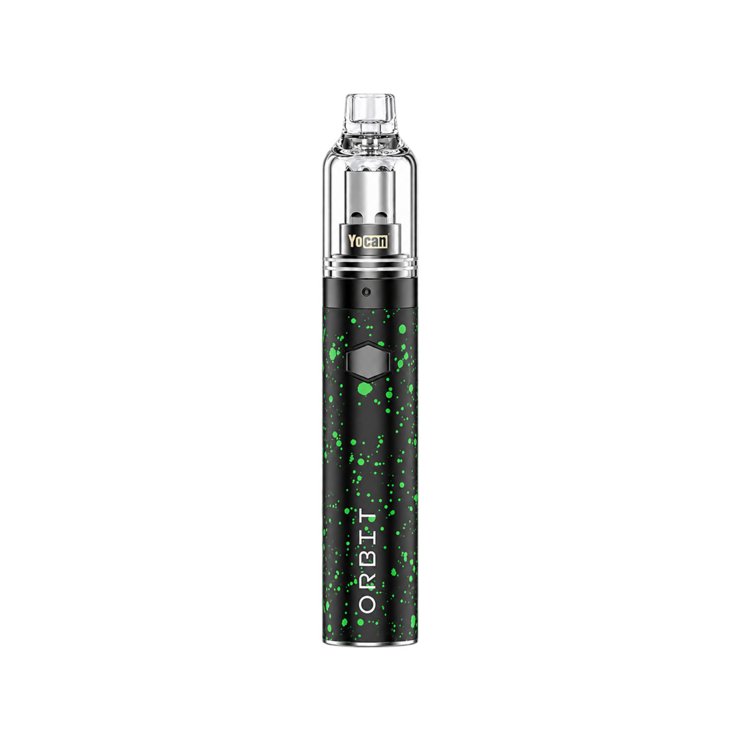 Yocan Orbit Concentrate Vaporizer Black Green Splatter