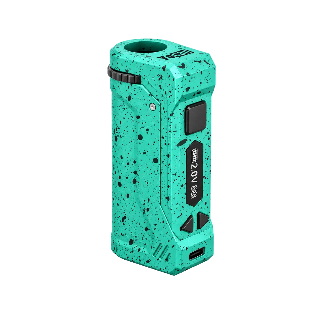Yocan UNI Pro Universal Box Mod Teal Black Splatter