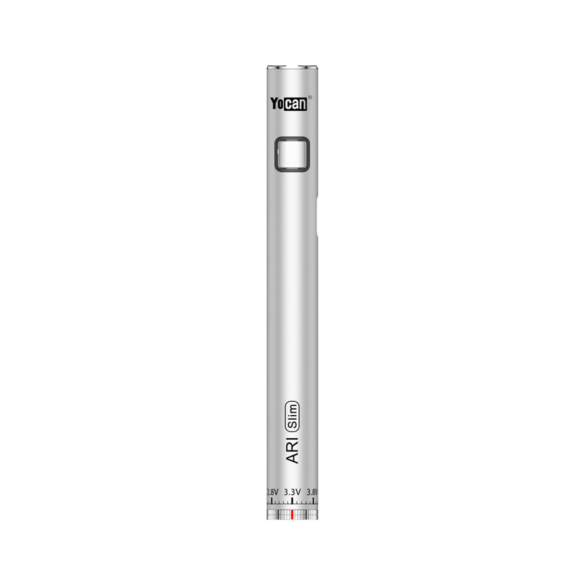 Yocan ARI(SOL) Series - Cartridge Battery Vaporizers Yocan Slim Silver 