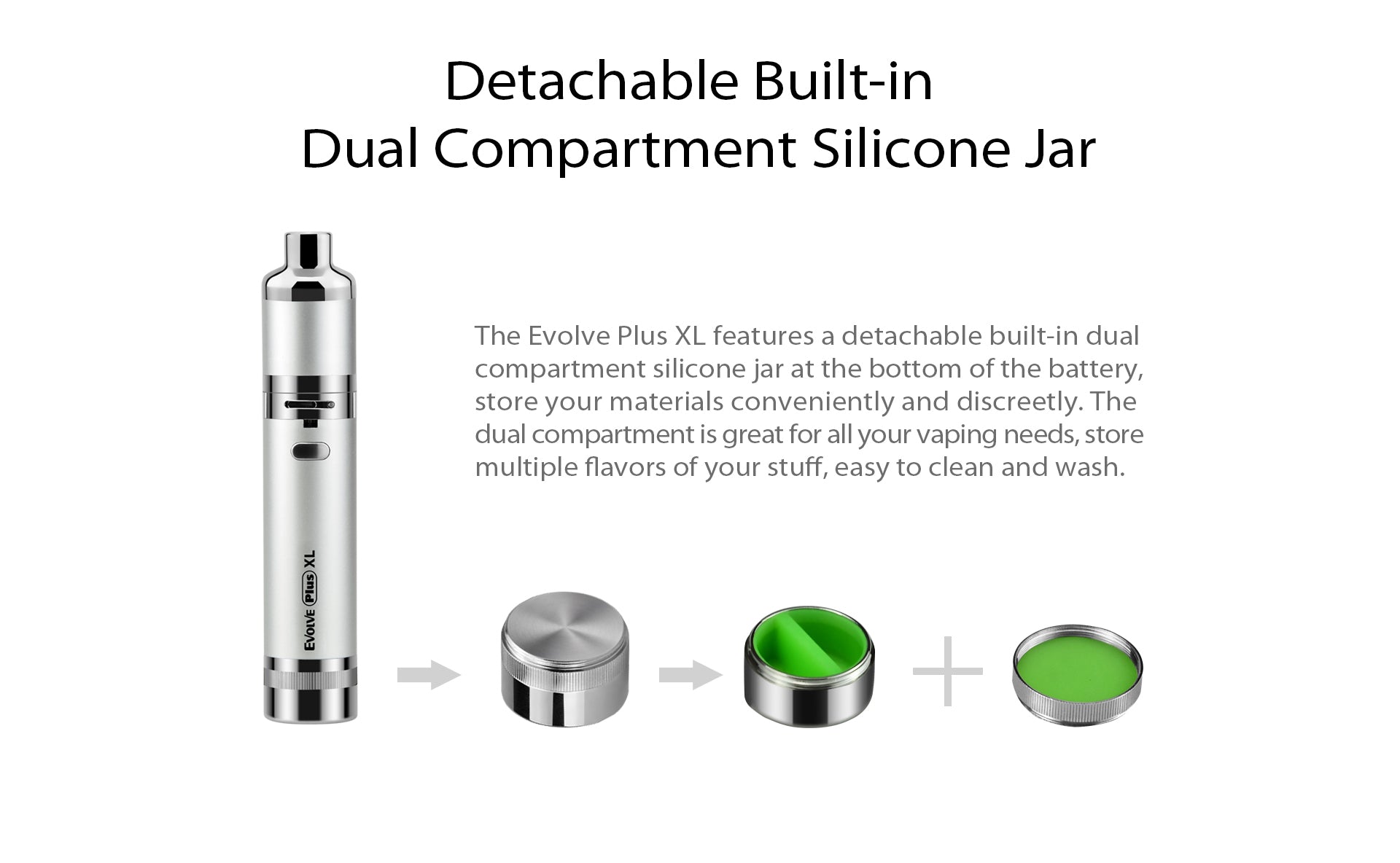 Yocan Evolve Plus XL Silicone Jar & Lid