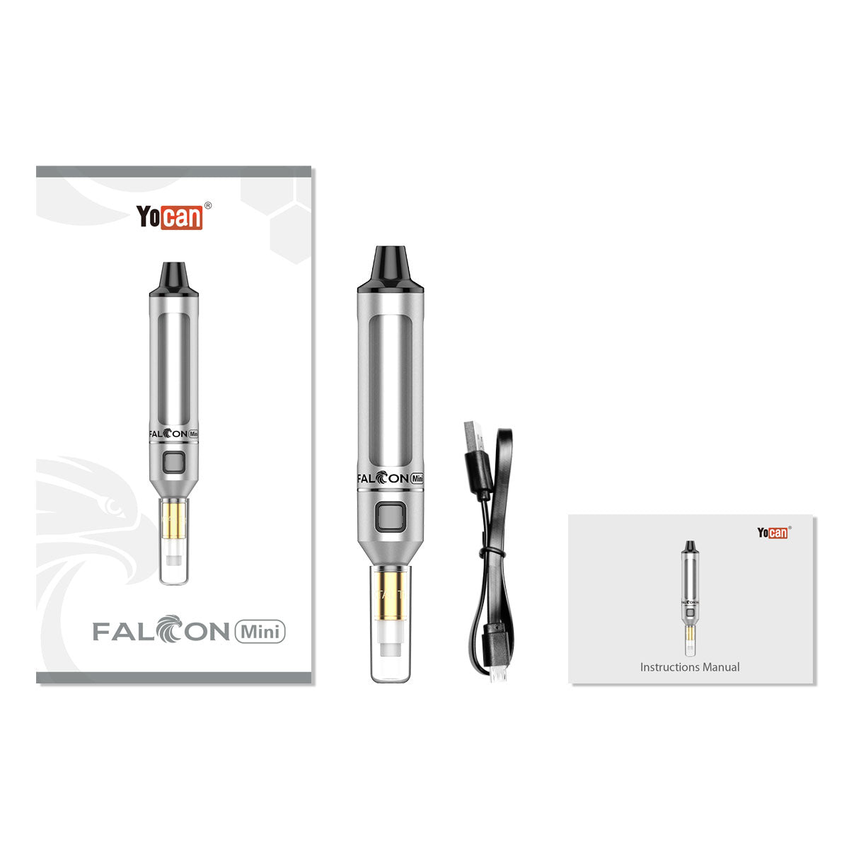 Yocan Falcon Mini Neon Glow - Concentrate Vaporizer Vaporizers Yocan   