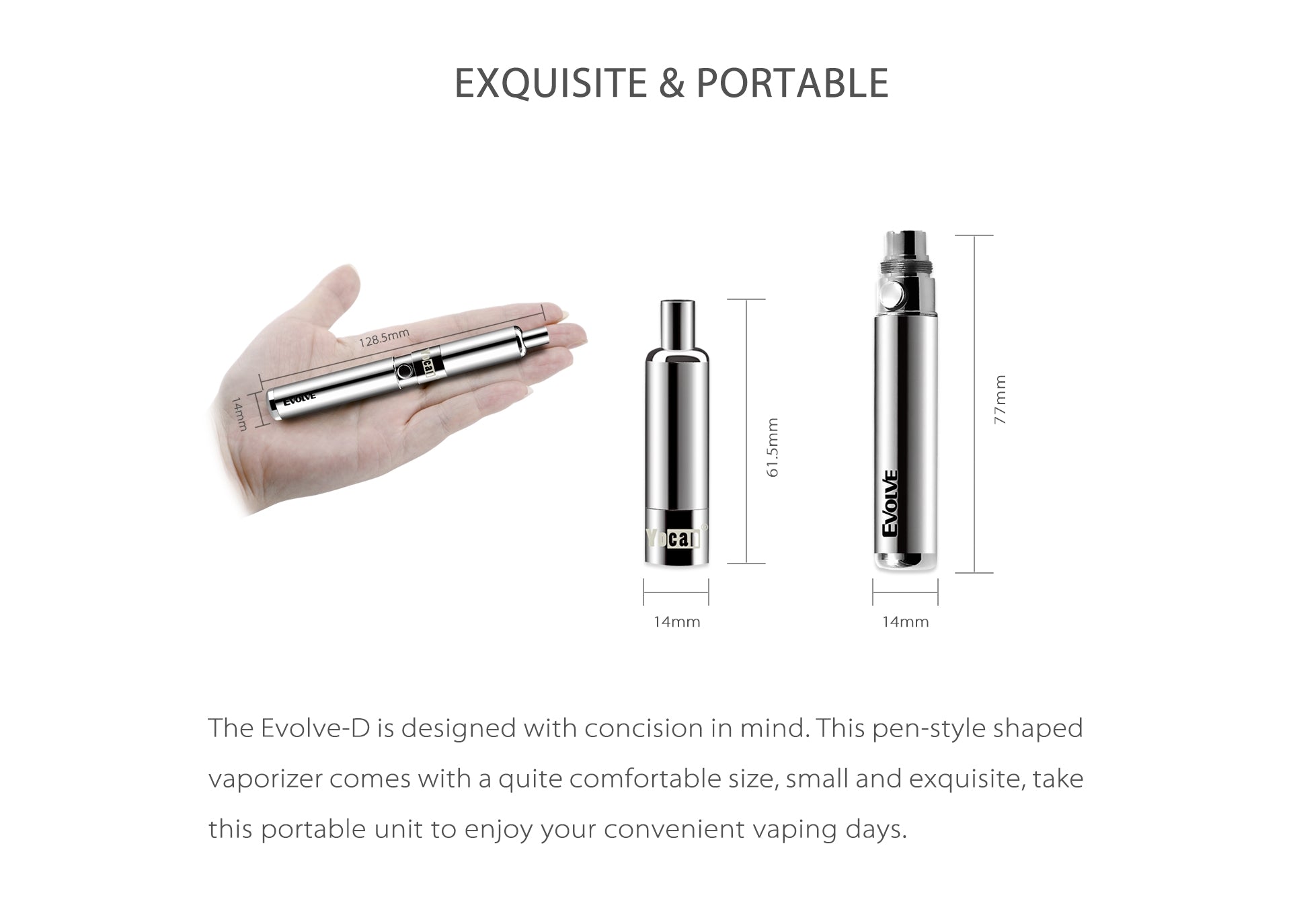 Yocan Evolve D Dry Herb Vaporizer