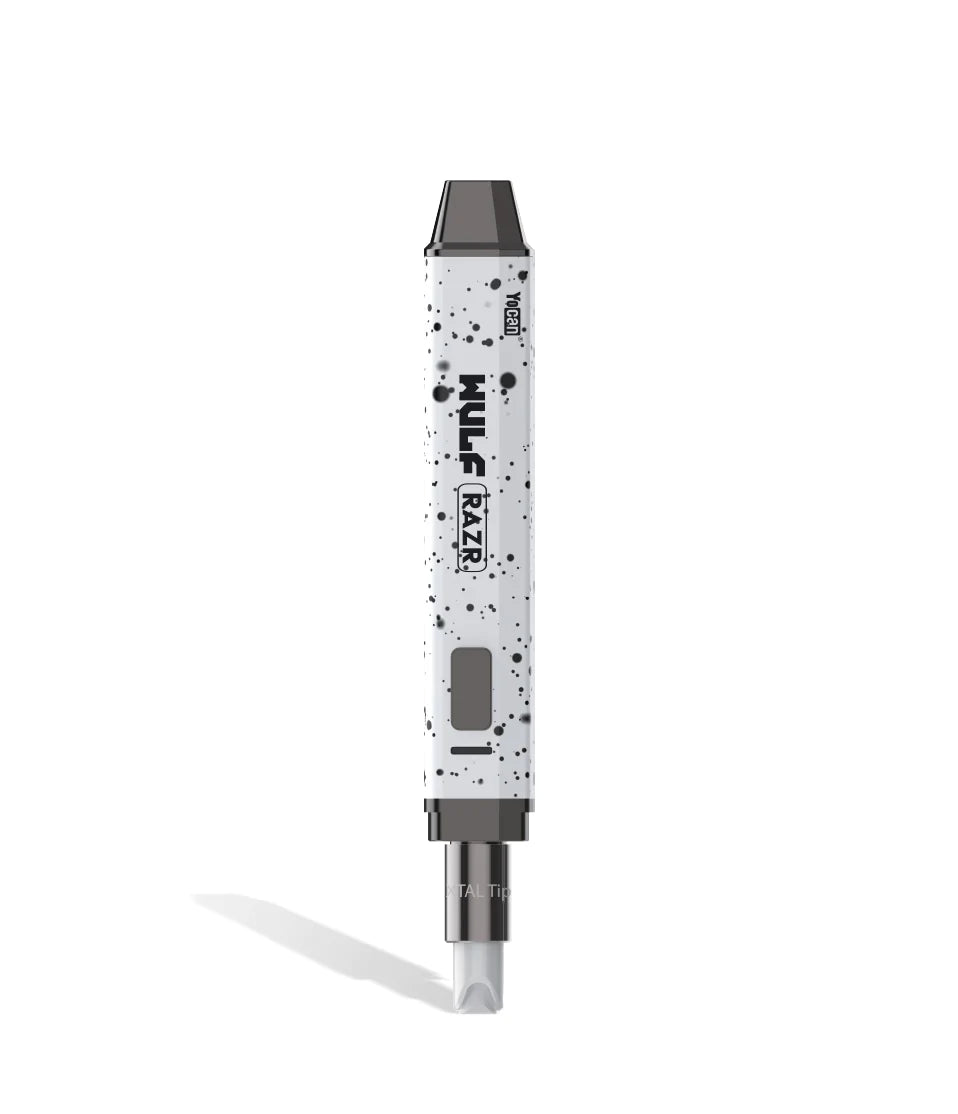Yocan Razr Nectar Collector and Hot Knife by Wulf Mods Wulf White Black Splatter